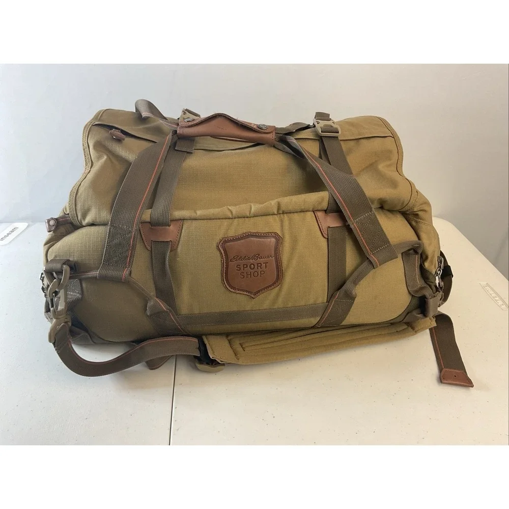 Eddie Bauer Sport Shop Duffle Weekender XL Bag Work Bag‎ Travel Bag ripstop